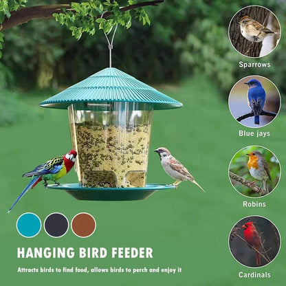 Outdoor Gazebo Style Hanging Bird Feeder - Pet Kingdom
