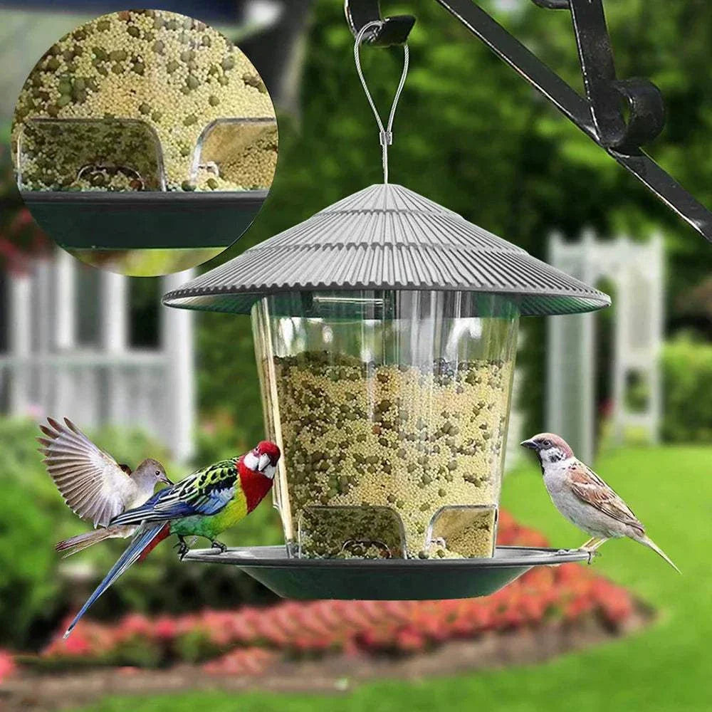Outdoor Gazebo Style Hanging Bird Feeder - Pet Kingdom