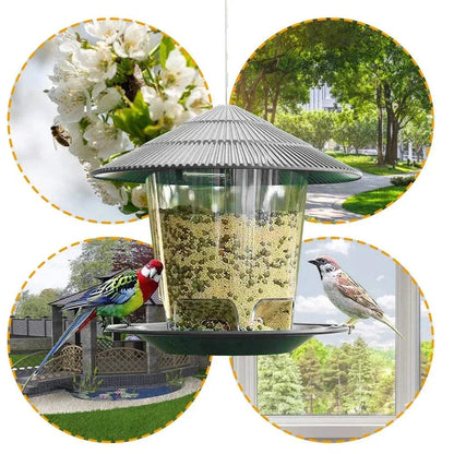 Outdoor Gazebo Style Hanging Bird Feeder - Pet Kingdom